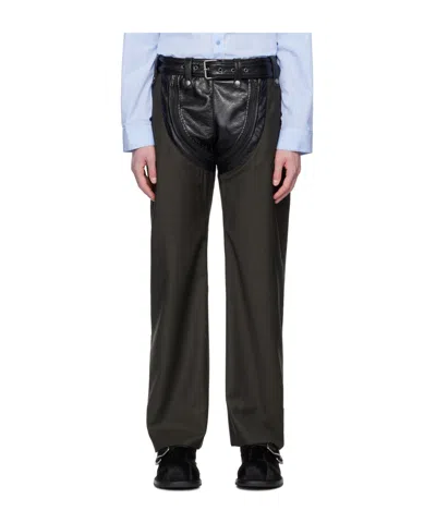 MARTINE ROSE PANELLED TROUSERS