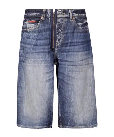 MARTINE ROSE MARTINE ROSE ZIP JEAN SHORT