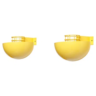 Pre-owned Martinelli Luce Elio Martinelli, 1240, Wall Lights, , 1970s In Orange