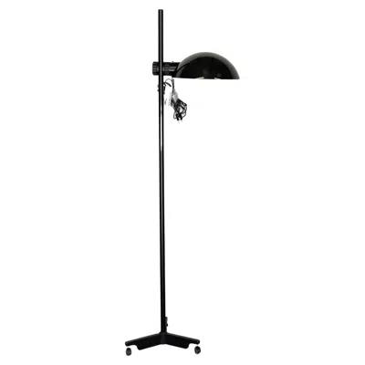 Pre-owned Martinelli Luce Elio Martinelli Adjustable Floor Lamp In Black For , Italy, 1970s