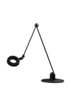 Martinelli Luce L'amica Adjustable-arm Ring-light Desk Lamp (115cm X 12cm) In Black