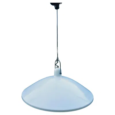 Pre-owned Martinelli Luce Pendant Lamp By Martinelli Possible Elio In Blue