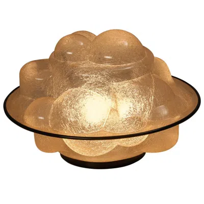 Pre-owned Martinelli Luce Sergio Asti For  ‘profiterole' Floor Or Table Lamp In Fiberglass In Brown