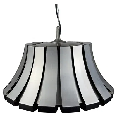 Pre-owned Martinelli Luce Vintage Metal Pendant Lamp By Elio Martinelli For , Italy 1960s In Transparent