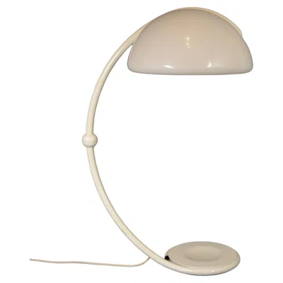 Pre-owned Martinelli Luce Vintage Serpente Floor Lamp By Martinelli In Sand