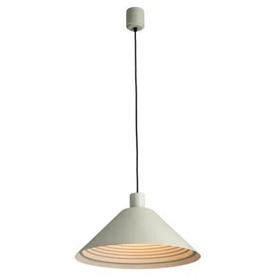 Pre-owned Martinelli Luce White Pendant By  (model 1836), 1970s