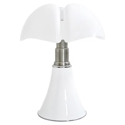 Pre-owned Martinelli Luce White Pipistrello Table Lamp By Gae Aulenti For