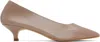 Martiniano Beige After Party Heels In Mink