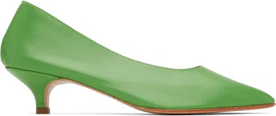 Martiniano Green After Party Heels In Bamboo