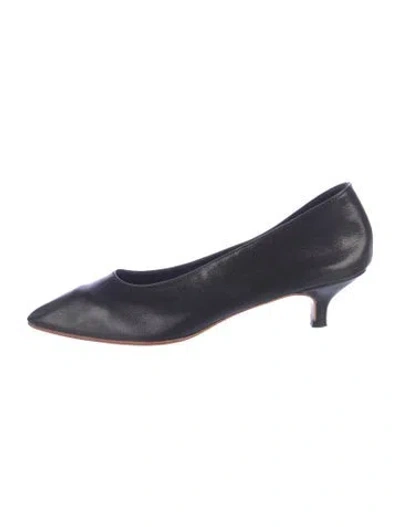 Pre-owned Martiniano Leather Pumps In Blue