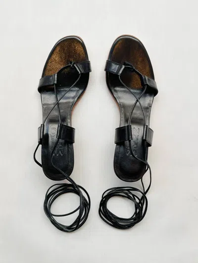 Martiniano Women's Pavone Sandals In Black