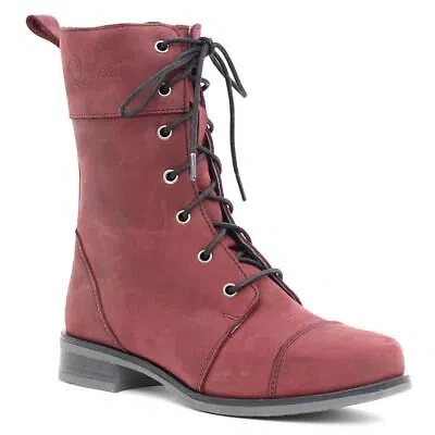 Pre-owned Martino Meredith Women's Boot In Bordo