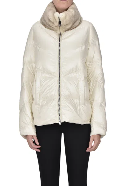 Martylo Fur Collr Down Jacket