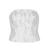 Marusiya London Women's White The Judit Top In Gray