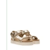 MARUTI BEAU LEATHER SANDALS IN GOLD