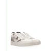 MARUTI MAVE LEATHER TRAINERS IN WHITE/SILVER PIXEL OFF WHITE