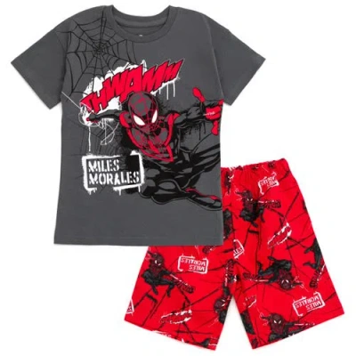 Marvel Kids'  2-piece T-shirt And Shorts Set In Multi