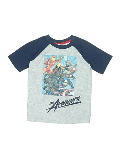 Pre-owned Marvel Kids' 3/4 Sleeve T-shirt In Blue