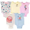 Marvel Kids'  5-pack One Piece Bodysuits In Multi