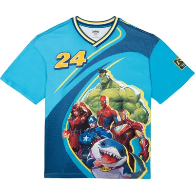 Marvel Athletic Short Sleeve Tee In Blue