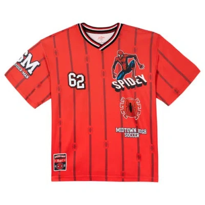 Marvel Spider-man Athletic Mesh Jersey In Red