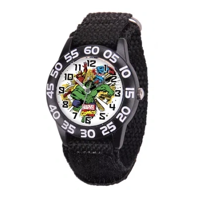 Marvel Avenger Kids Time Teacher Black Nylon Strap Watch