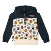 Marvel Kids'  Avengers Fleece Quarter-zip Hoodie In Multi
