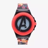 Marvel Avengers  Boys Digital Multicolor Strap Watch Avg4523jc In Black