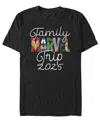 Marvel Avengers Men's Avengers Family Trip Short Sleeve T-shirt In Black