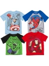 Marvel Avengers Short Sleeve T-shirt Multipack In Multi