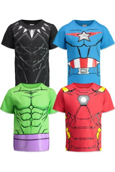 Marvel Kids'  Avengers Short Sleeve T-shirt Multipack