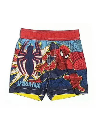 Pre-owned Marvel Kids' Board Shorts In Red