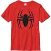 Marvel Boy's  Spider-man Logo Graphic T-shirt In Red