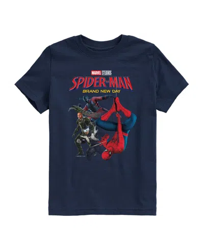 Marvel Kids' Boys' 8-20 Brand New Day Scorpions And Heroes Short-sleeve T-shirt In Blue