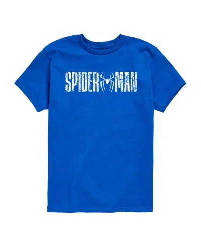 Marvel Kids' Boys' 8-20 Brand New Day Web Logo T-shirt In Blue