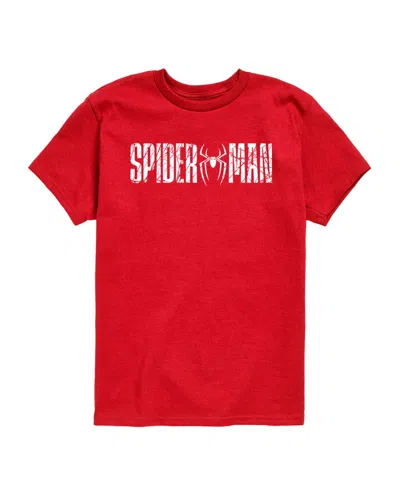 Marvel Kids' Boys' 8-20 Brand New Day Web Logo T-shirt In Red
