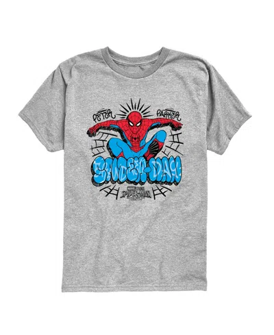 Marvel Kids' Boys' 8-20 Spider-man Graphic T-shirt In Gray