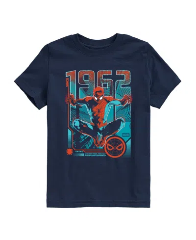 Marvel Kids' Boys' 8-20 Spider-man Since 1962 Short-sleeve Graphic T-shirt In Blue