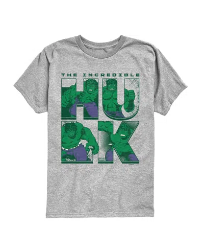 Marvel Kids' Boys' 8-20 The Incredible Hulk Short-sleeve Graphic T-shirt In Gray