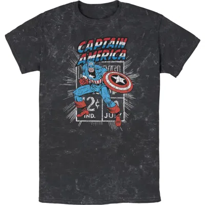 Marvel Captain Comic Stamp Graphic T-shirt In Multi