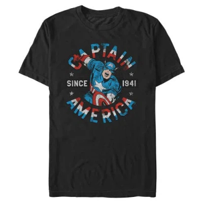 Marvel Captain Since 1941 Graphic T-shirt In Black