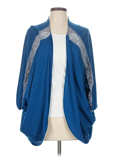 Pre-owned Marvel Cardigan Sweater In Blue