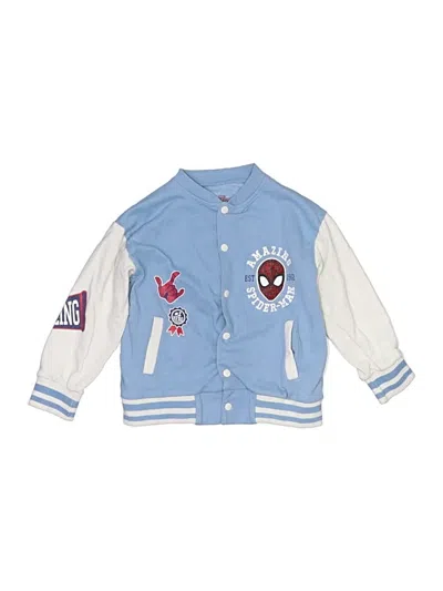 Pre-owned Marvel Kids' Cardigan Sweater In Blue