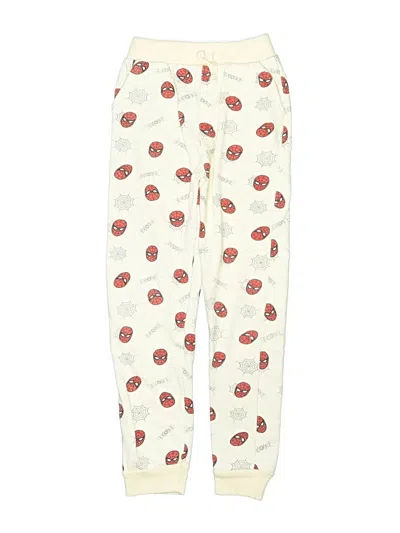 Pre-owned Marvel Kids' Casual Pants In Ivory
