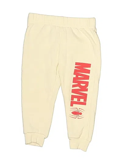 Pre-owned Marvel Kids' Casual Pants In White