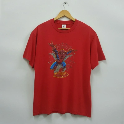 Pre-owned Marvel Comics X Movie Vintage Spider-man Marvel Comics Nice Design T-shirt In Red
