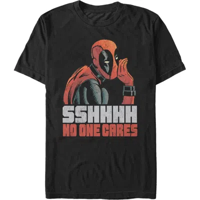 MARVEL MARVEL DEADPOOL NO ONE CARES GRAPHIC T-SHIRT