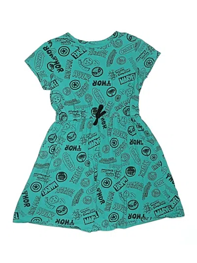 Pre-owned Marvel Kids' Dress In Blue