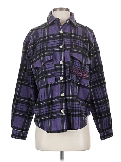 Pre-owned Marvel Fleece Jacket In Purple