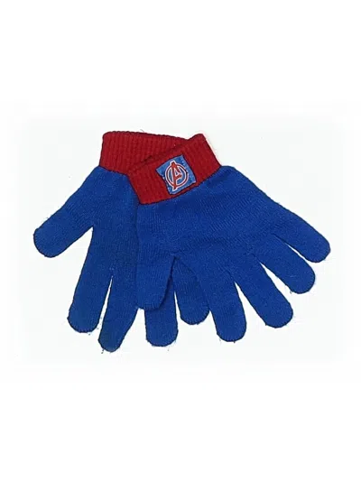 Pre-owned Marvel Kids' Gloves In Blue